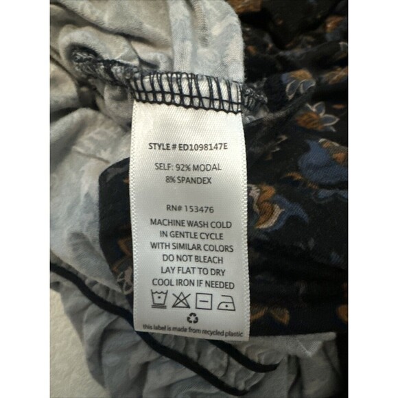 Evereve Women’s Lorelei Ruched Smocked Knit FLORAL Dress Sz S - Picture 8 of 10